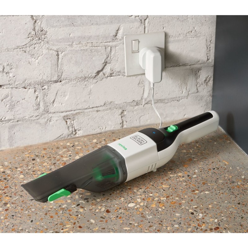 Black & Decker REVHV8C-QW handheld vacuum Black, White Bagless Black & Decker REVHV8C-QW handheld vacuum Black, White Bagless