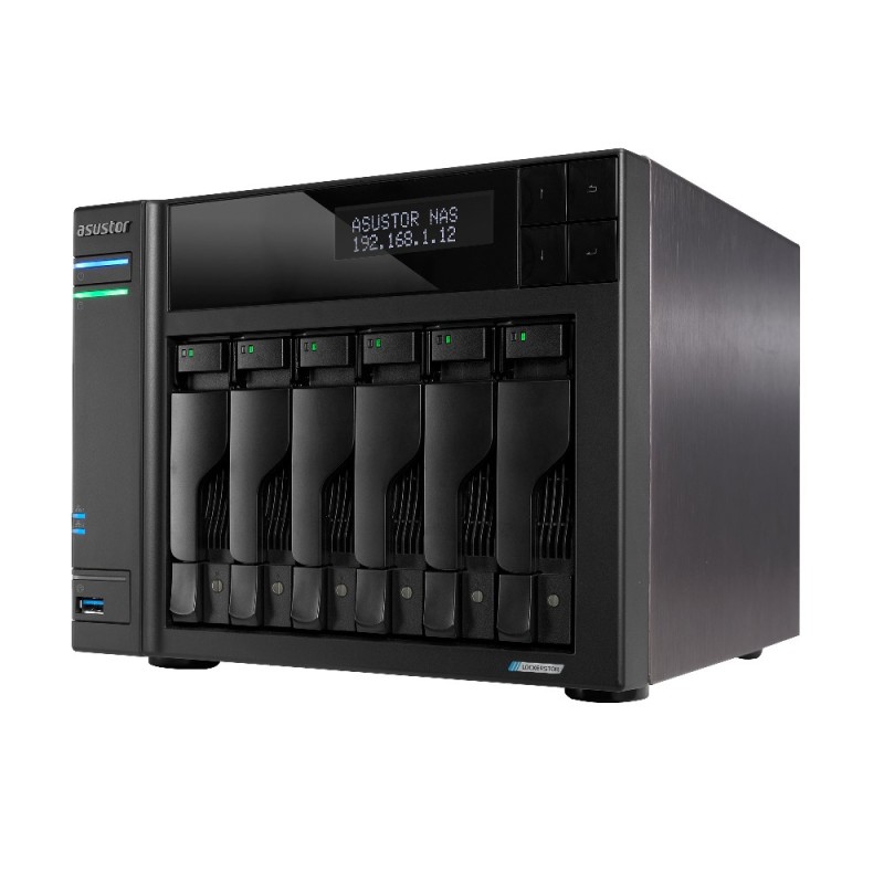 Asustor LOCKERSTOR 6 NAS Desktop Intel® Celeron® N5105 8 GB DDR4 HDD ADM Black Asustor LOCKERSTOR 6 NAS Desktop Intel® Celeron® N5105 8 GB DDR4 HDD ADM Black