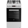 Beko FSE52323DWD cooker Freestanding cooker Electric Gas White