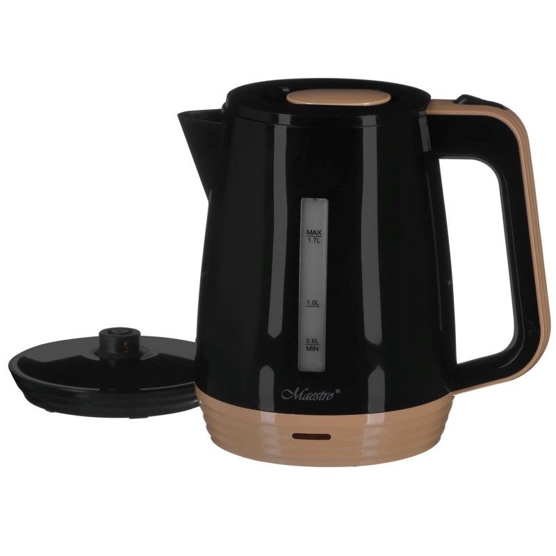 Feel-Maestro MR033 black electric kettle 1.7 L 2200 W Feel-Maestro MR033 black electric kettle 1.7 L 2200 W
