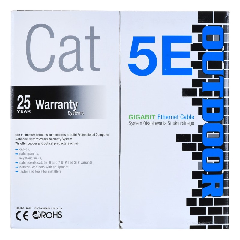 A-LAN KIU5OUTS305 networking cable Black 305 m Cat5e U/UTP (UTP) A-LAN KIU5OUTS305 networking cable Black 305 m Cat5e U/UTP (UTP)