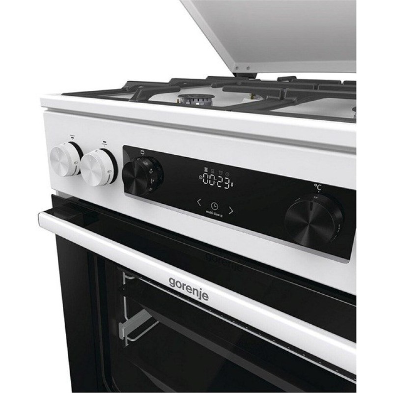 Gorenje GKS6C71WF Freestanding cooker with oven White