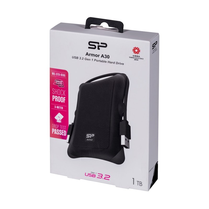 Silicon Power Armor A30 external hard drive 1 TB Black Silicon Power Armor A30 external hard drive 1 TB Black
