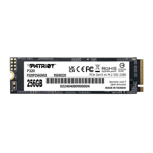 SSD PATRIOT VIPER P320 M.2 PCI-Ex4 NVMe 256GB 2.2GB/S (P320P256GM28) SSD PATRIOT VIPER P320 M.2 PCI-Ex4 NVMe 256GB 2.2GB/S (P320P256GM28)