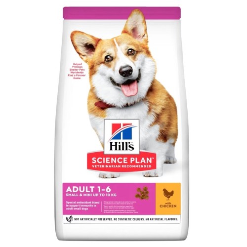 HILL'S Science Plan Adult small&mini Chicken - dry dog food - 1,5kg HILL'S Science Plan Adult small&mini Chicken - dry dog food - 1,5kg