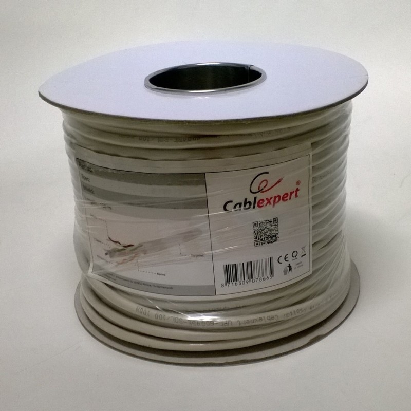 Gembird CAT6 UTP 100m networking cable U/UTP (UTP) Grey Gembird CAT6 UTP 100m networking cable U/UTP (UTP) Grey