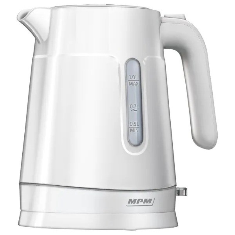 MPM MCZ-119 electric kettle 1 L 2200 W White MPM MCZ-119 electric kettle 1 L 2200 W White