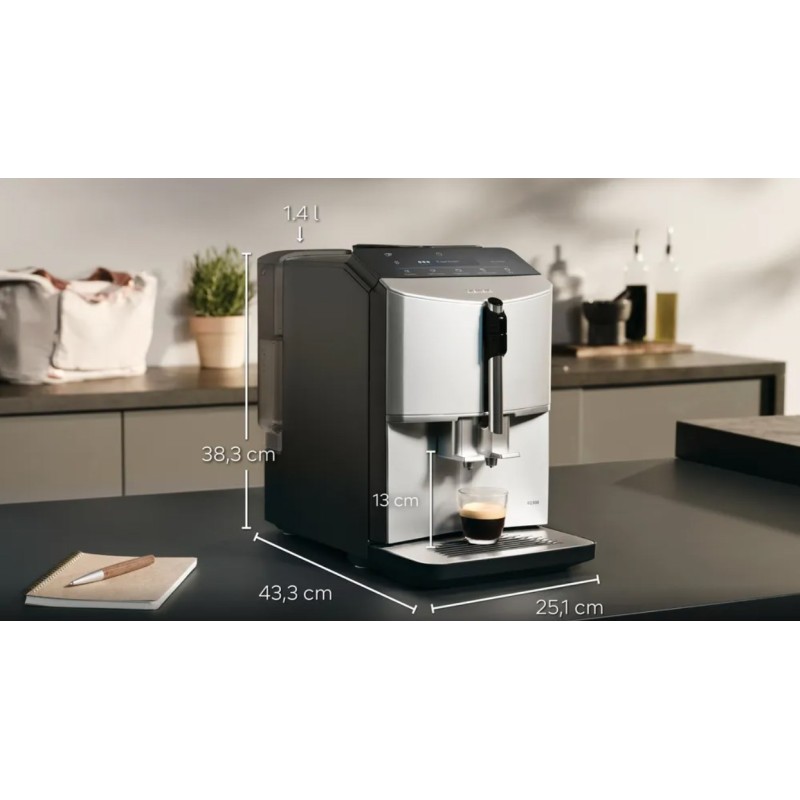 Siemens TF303E01 EQ300 espresso machine (silver; 1300W)