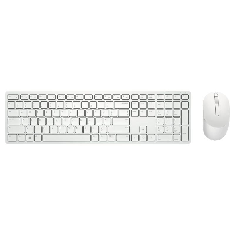 Dell KM5221W Wireless Mouse + Keyboard Set, white