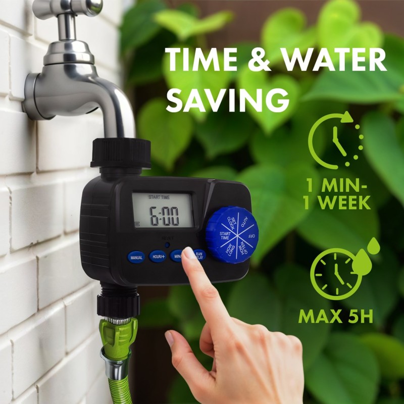 GreenBlue electronic irrigation controller, programmer, 2x1.5V AA power supply, GB390 GreenBlue electronic irrigation controller, programmer, 2x1.5V AA power supply, GB390