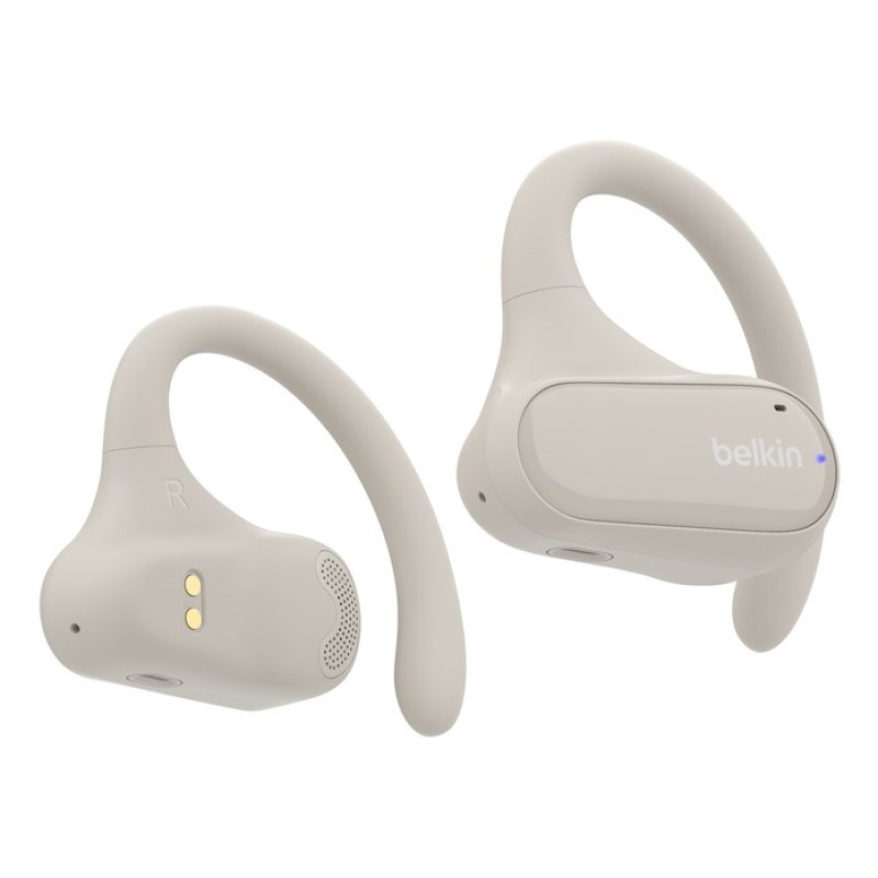 Belkin SoundForm ClearFit Headset True Wireless Stereo (TWS) Ear-hook Calls/Music/Sport/Everyday Bluetooth Sand Belkin SoundForm ClearFit Headset True Wireless Stereo (TWS) Ear-hook Calls/Music/Sport/Everyday Bluetooth Sand