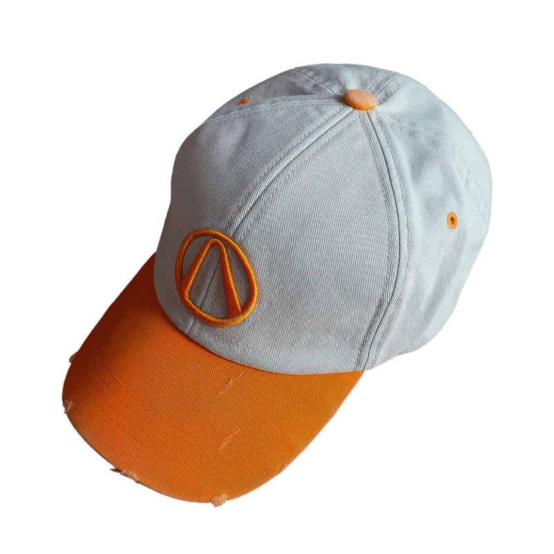 Cap Good Loot Borderlands 4 Vault Hunter Vintage Baseball Hat White, Orange Cap Good Loot Borderlands 4 Vault Hunter Vintage Baseball Hat White, Orange
