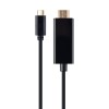 Gembird A-CM-HDMIM-01 USB-C male to HDMI-male adapter, 4K 30Hz, 2m, black Gembird A-CM-HDMIM-01 USB-C male to HDMI-male adapter, 4K 30Hz, 2m, black