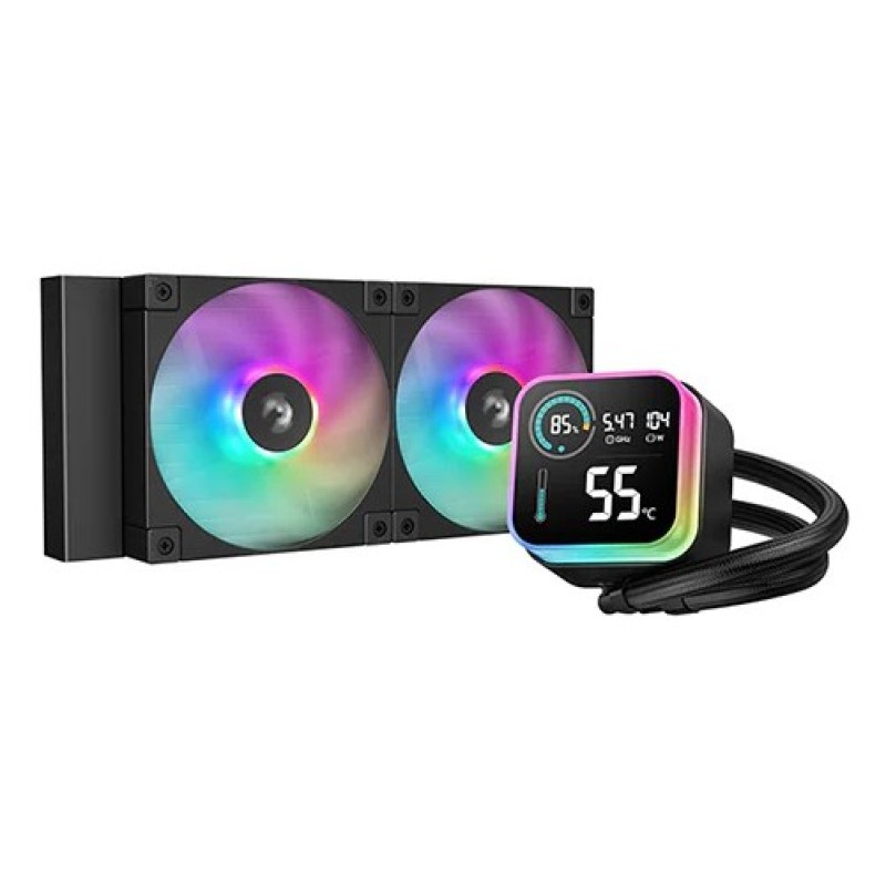 DeepCool LQ240 Processor Liquid cooling kit 12 cm Black 1 pc(s) DeepCool LQ240 Processor Liquid cooling kit 12 cm Black 1 pc(s)