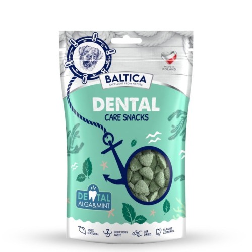 BALTICA Przysmaki regionów Dental with algae and mint - dog treat - 100g BALTICA Przysmaki regionów Dental with algae and mint - dog treat - 100g