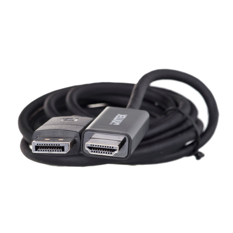UNITEK CABLE DisplayPort 1.2, HDMI, 4K@60HZ, 1,8M, V1608A UNITEK CABLE DisplayPort 1.2, HDMI, 4K@60HZ, 1,8M, V1608A