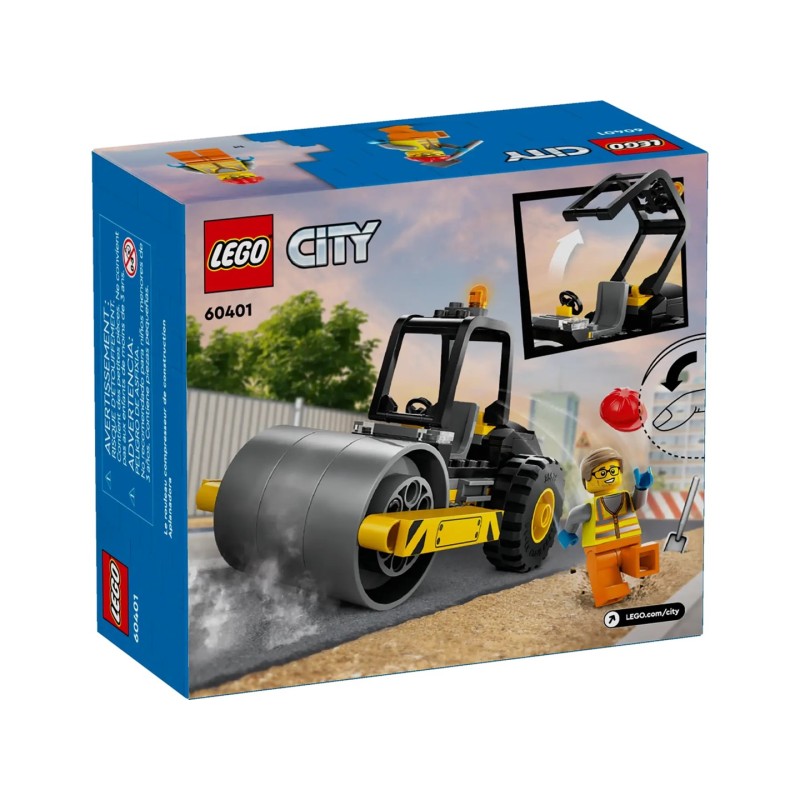 LEGO CITY 60401 CONSTRUCTION STEAMROLLER LEGO CITY 60401 CONSTRUCTION STEAMROLLER