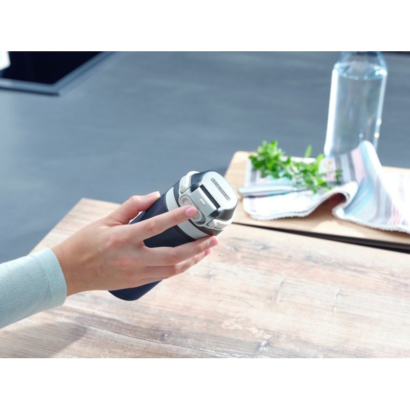 Leifheit 03247 travel mug 350 ml Black, Blue Stainless steel Leifheit 03247 travel mug 350 ml Black, Blue Stainless steel