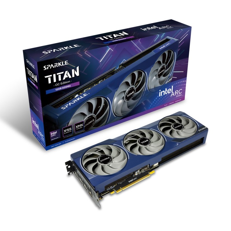 SPARKLE Intel Arc B580 TITAN OC 12 GB graphics card SPARKLE Intel Arc B580 TITAN OC 12 GB graphics card