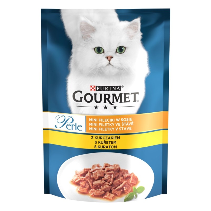 PURINA Gourmet Perle with Chicken - wet cat food - 85g