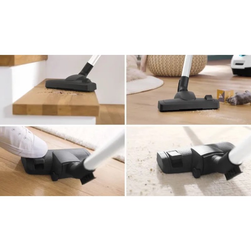 Bosch Serie 4 BGB41HYG1H 600 W white bagged vacuum cleaner Bosch Serie 4 BGB41HYG1H 600 W white bagged vacuum cleaner