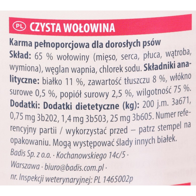 ANIMONDA GranCarno Single Protein flavor: beef - 800g can ANIMONDA GranCarno Single Protein flavor: beef - 800g can