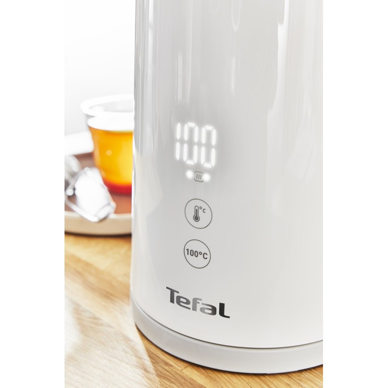 Tefal Sense KO6931 electric kettle 1.5 L 1800 W White Tefal Sense KO6931 electric kettle 1.5 L 1800 W White