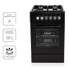 MPM MPM-56-KGM-12B Gas/electric cooker Black MPM MPM-56-KGM-12B Gas/electric cooker Black