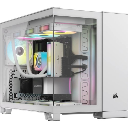Corsair 2500X RGB Micro Tower White Corsair 2500X RGB Micro Tower White