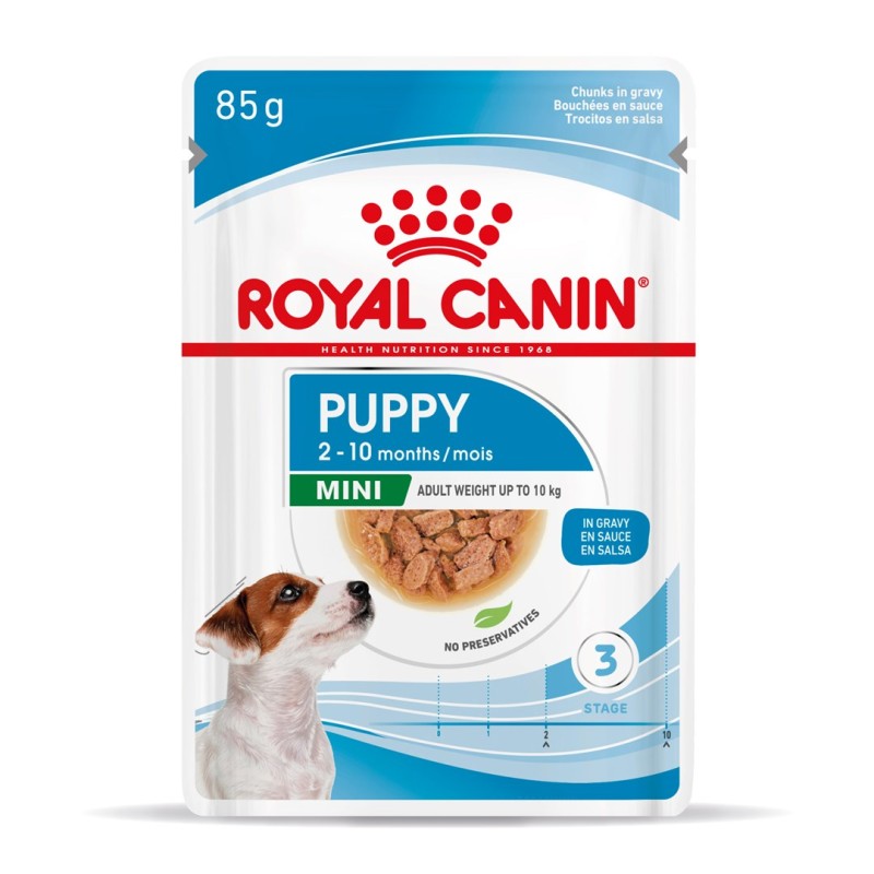 ROYAL CANIN SHN Mini Puppy in sauce - wet puppy food - 12X85g ROYAL CANIN SHN Mini Puppy in sauce - wet puppy food - 12X85g