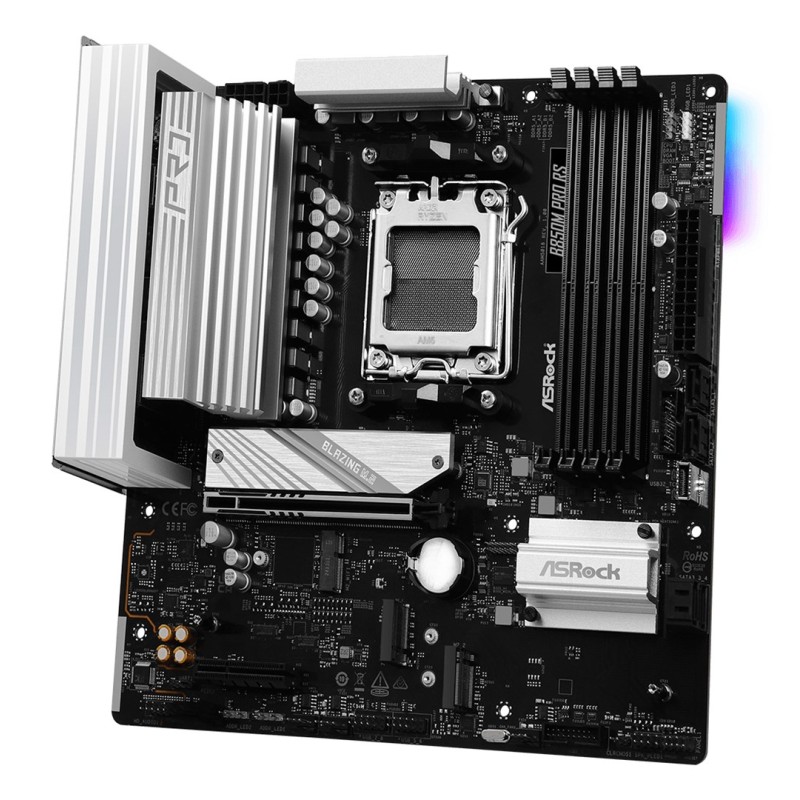 Asrock B850M Pro RS AMD B850 Socket AM5 micro ATX Asrock B850M Pro RS AMD B850 Socket AM5 micro ATX