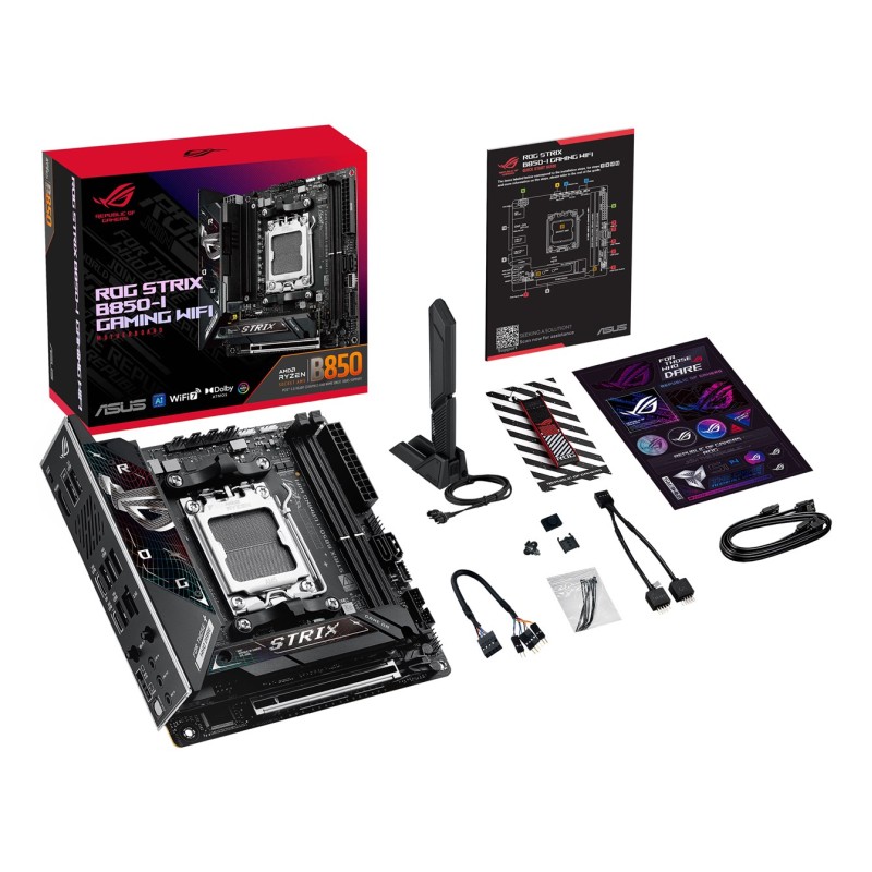 ASUS ROG STRIX B850-I GAMING WIFI AMD B850 Socket AM5 mini ITX ASUS ROG STRIX B850-I GAMING WIFI AMD B850 Socket AM5 mini ITX