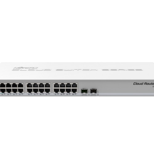 Mikrotik CRS326-24G-2S+RM network switch Managed L2 Gigabit Ethernet (10/100/1000) Grey Mikrotik CRS326-24G-2S+RM network switch Managed L2 Gigabit Ethernet (10/100/1000) Grey