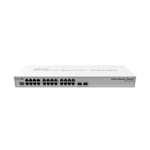 Mikrotik CRS326-24G-2S+RM network switch Managed L2 Gigabit Ethernet (10/100/1000) Grey Mikrotik CRS326-24G-2S+RM network switch Managed L2 Gigabit Ethernet (10/100/1000) Grey