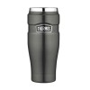 THERMOS 470 ml waterproof thermos mug - metallic grey THERMOS 470 ml waterproof thermos mug - metallic grey