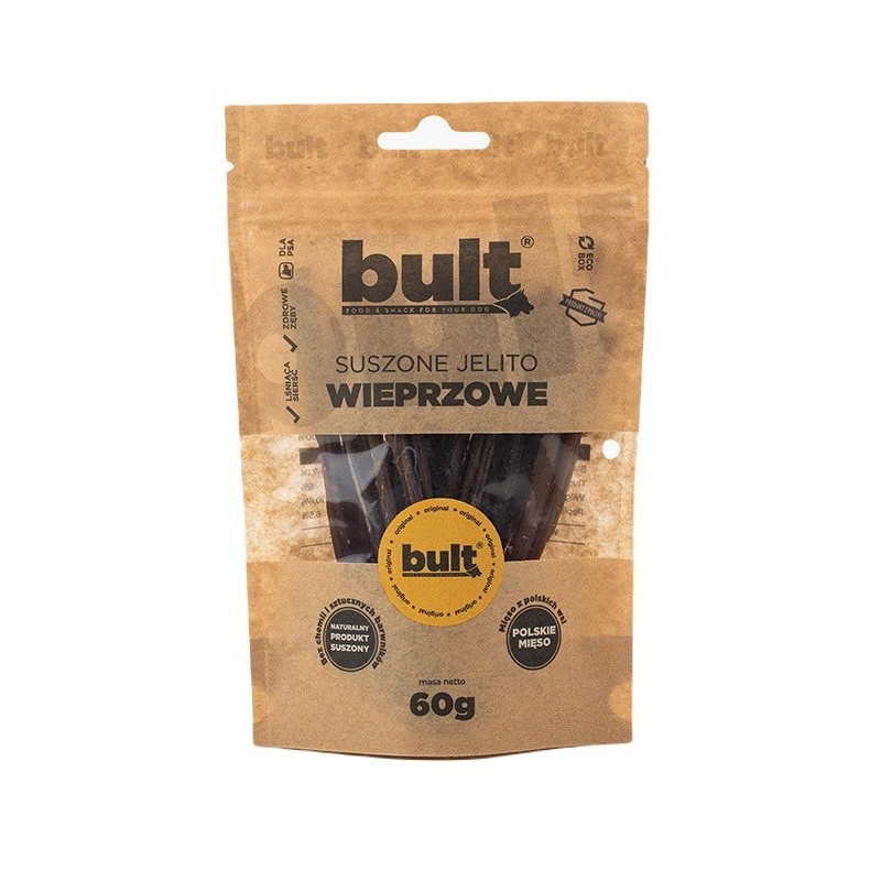 BULT Jelito cienkie wieprzowe dla psa 100g BULT Jelito cienkie wieprzowe dla psa 100g