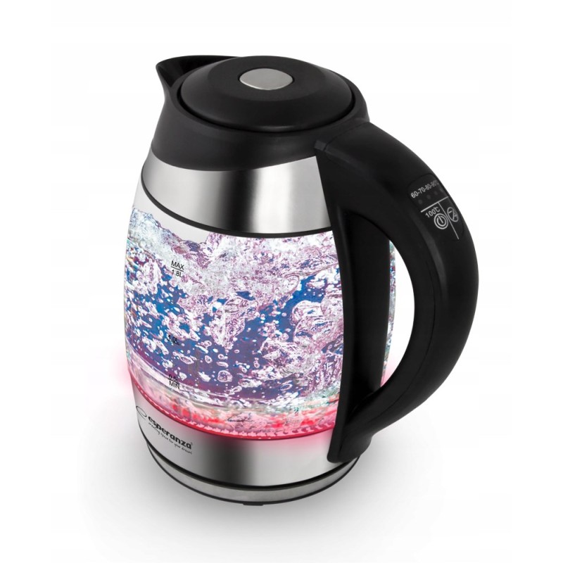 Esperanza EKK026 electric kettle 1.7 L Black,Transparent 2200 W Esperanza EKK026 electric kettle 1.7 L Black,Transparent 2200 W
