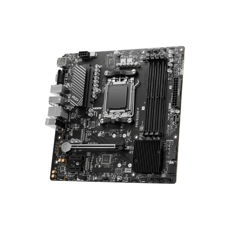 MSI PRO B650M-P motherboard AMD B650 Socket AM5 micro ATX MSI PRO B650M-P motherboard AMD B650 Socket AM5 micro ATX