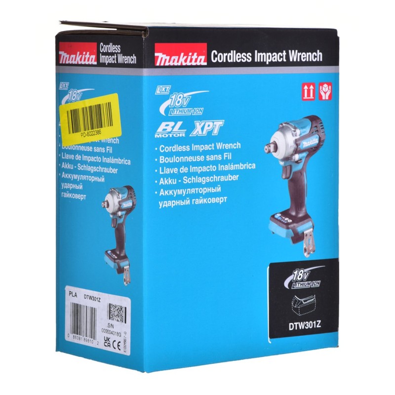 MAKITA DTW301Z power screwdriver/impact driver 1/2