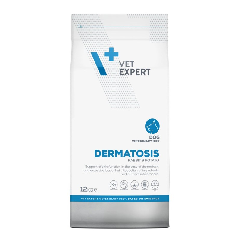 VET EXPERT Veterinary Diet Dermatosis Dog Rabbit & Potato - dry dog food - 12 kg VET EXPERT Veterinary Diet Dermatosis Dog Rabbit & Potato - dry dog food - 12 kg