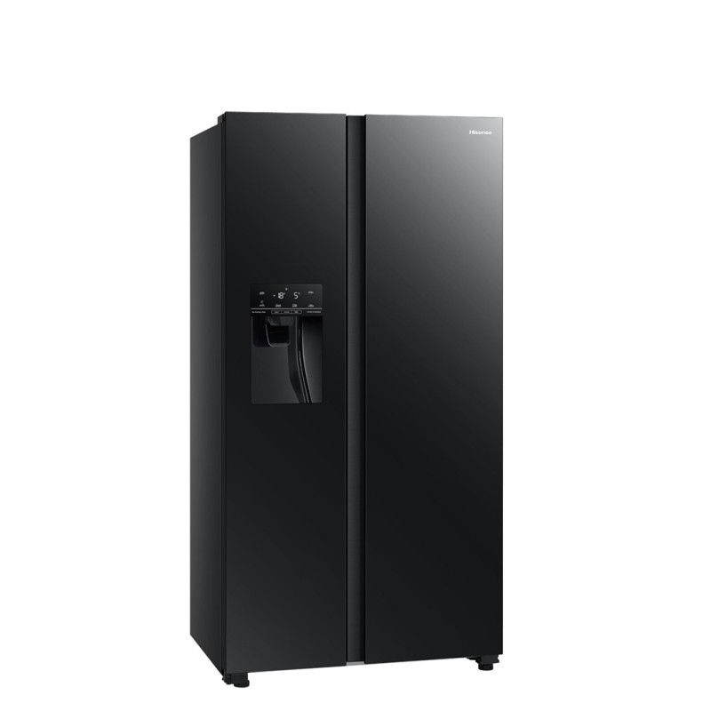 Hisense RS694N4GBE side-by-side refrigerator Freestanding 562 L E Black Hisense RS694N4GBE side-by-side refrigerator Freestanding 562 L E Black