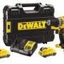 DEWALT DCD701D2-QW Cordless Drill 2x 12V 2Ah XR TSTAK Black, Yellow