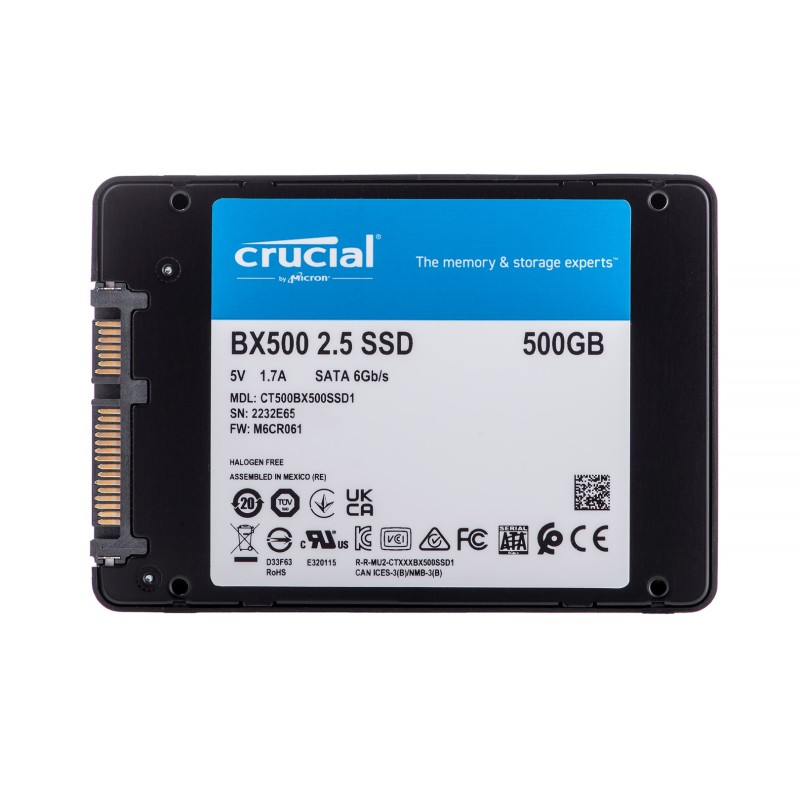 Crucial CT500BX500SSD1 internal solid state drive 2.5 Crucial CT500BX500SSD1 internal solid state drive 2.5