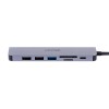 UNITEK HUB USB-C H1118A; USB-A x3, USB-C, HDMI, SD, microSD UNITEK HUB USB-C H1118A; USB-A x3, USB-C, HDMI, SD, microSD