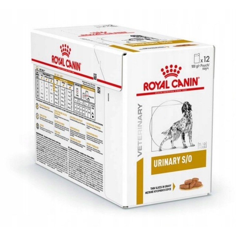 ROYAL CANIN Urinary S/O Dog Pouch - wet dog food - 12 x 100g