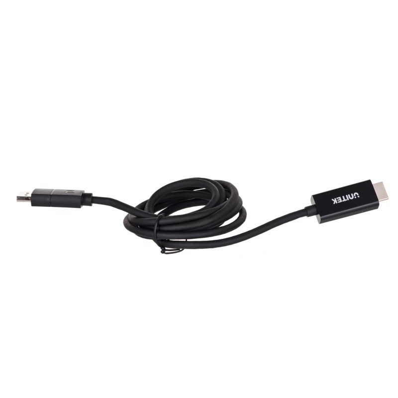 UNITEK CABLE DisplayPort 1.2, HDMI, 4K@60HZ, 1,8M, V1608A UNITEK CABLE DisplayPort 1.2, HDMI, 4K@60HZ, 1,8M, V1608A