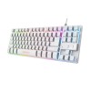 Trust GXT 833W THADO keyboard Gaming USB QWERTY US English White Trust GXT 833W THADO keyboard Gaming USB QWERTY US English White