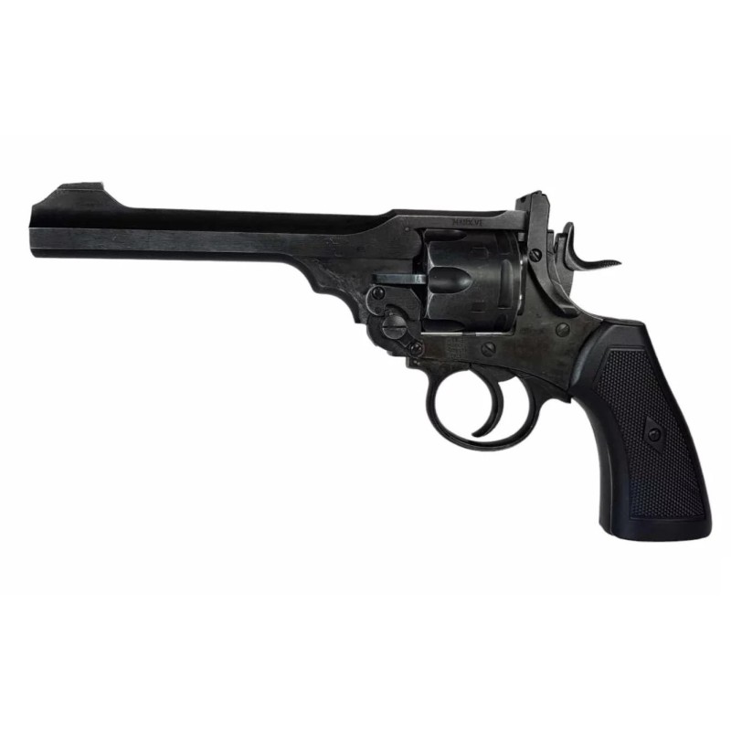 WEBLEY MKVI .455 Police cal.4.5 mm Diabolo cartridge 6-shot barrel 4’ CO2 Black Ekp to17J WEBLEY MKVI .455 Police cal.4.5 mm Diabolo cartridge 6-shot barrel 4’ CO2 Black Ekp to17J