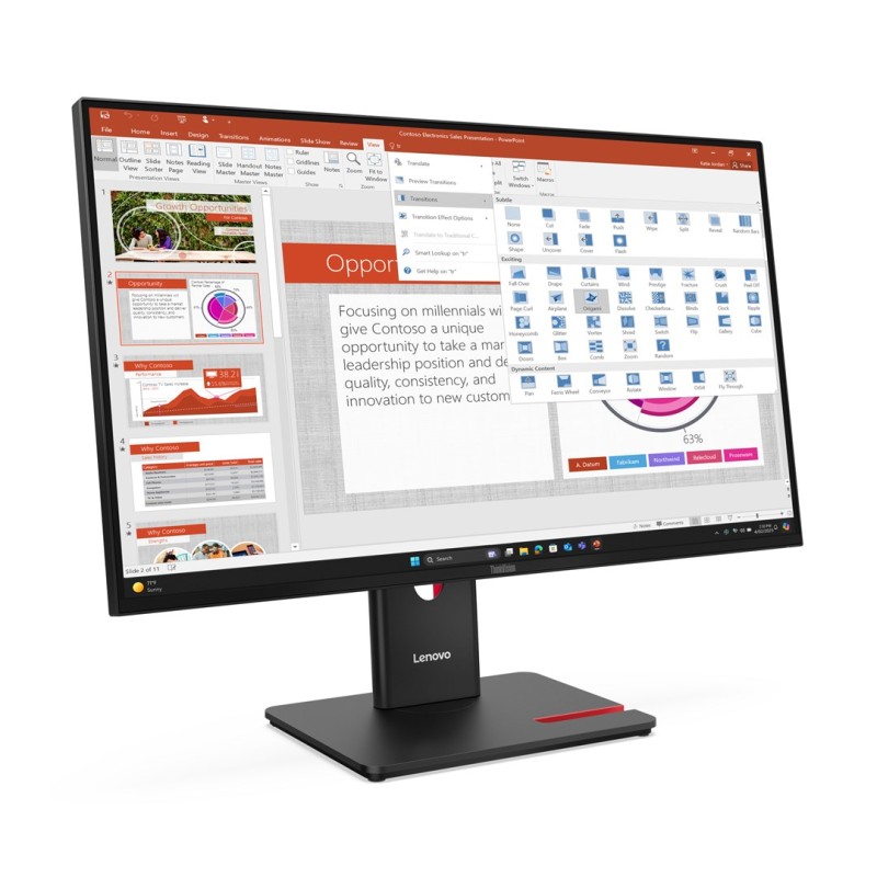 Lenovo ThinkVision T27-40 LED display 68.6 cm (27 Lenovo ThinkVision T27-40 LED display 68.6 cm (27