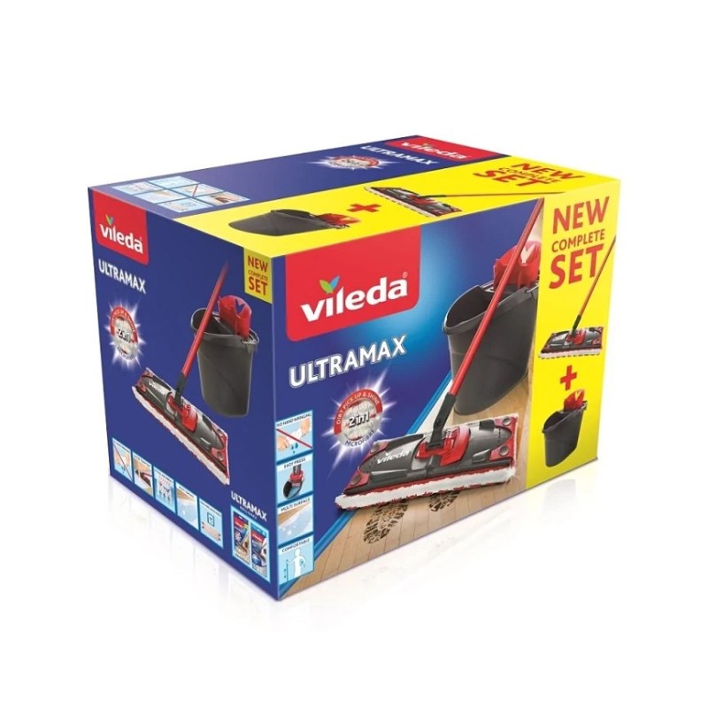 Vileda Ultramax BOX mop and bucket + children's book Vileda Ultramax BOX mop and bucket + children's book